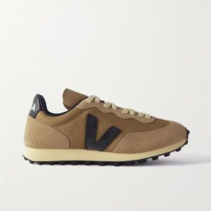 Veja Rio Branco Suede and Leather Trimmed Sneakers NWT